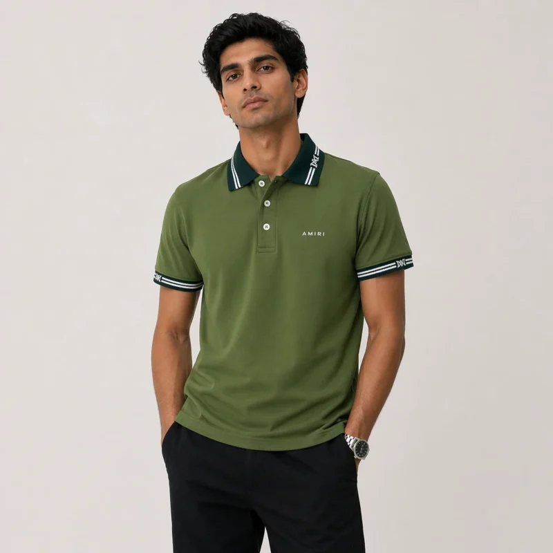 AMR POLO T-SHIRT OLIVE