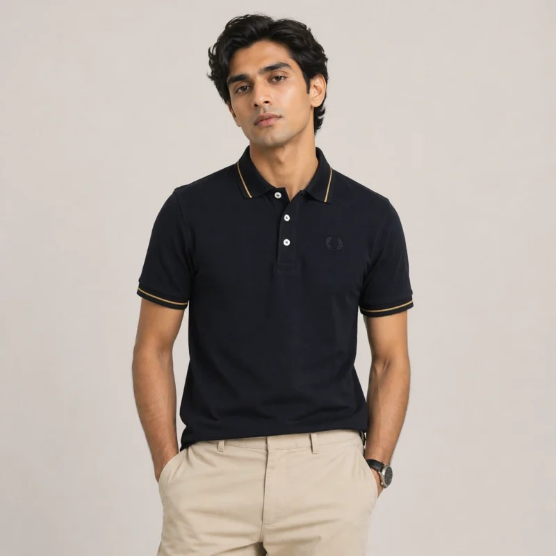 FP POLO T-SHIRT BLACK
