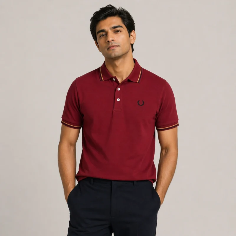 FP POLO T-SHIRT MAROON